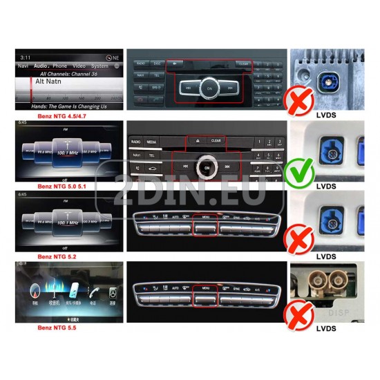 MERCEDES B-Class W246 - МУЛТИМЕДИЯ / Навигация Android 14
